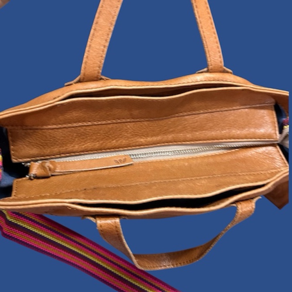 Consuela Leather Brandy Essential Tote - Picture 5 of 7